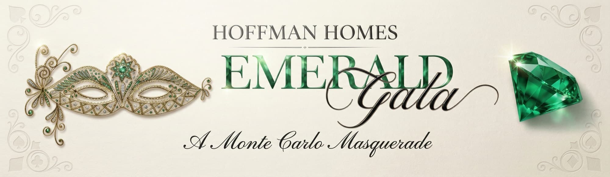 Hoffman Homes Emerald Gala — A Monte Carlo Masquerade, Friday October 30, 2026