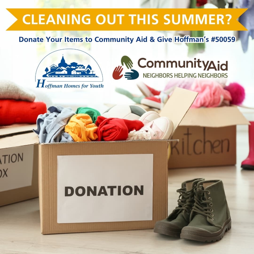 Clothing and personal care items for Hoffman Homes residents